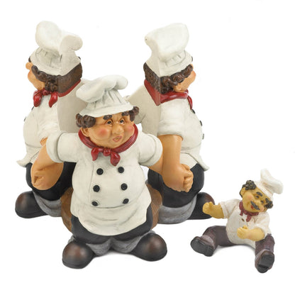 Chef Wine Bottle Holder – Fun Chef Figurine Wine Display Stand