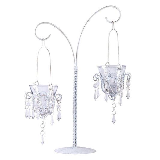 MINI-CHANDELIER VOTIVE STAND