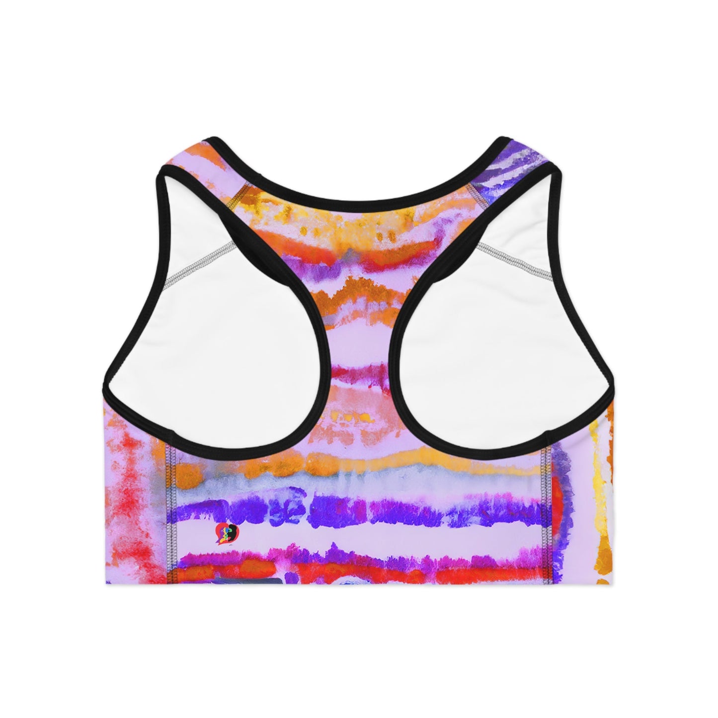 Aborigine Stripes and Stars Sports Bra