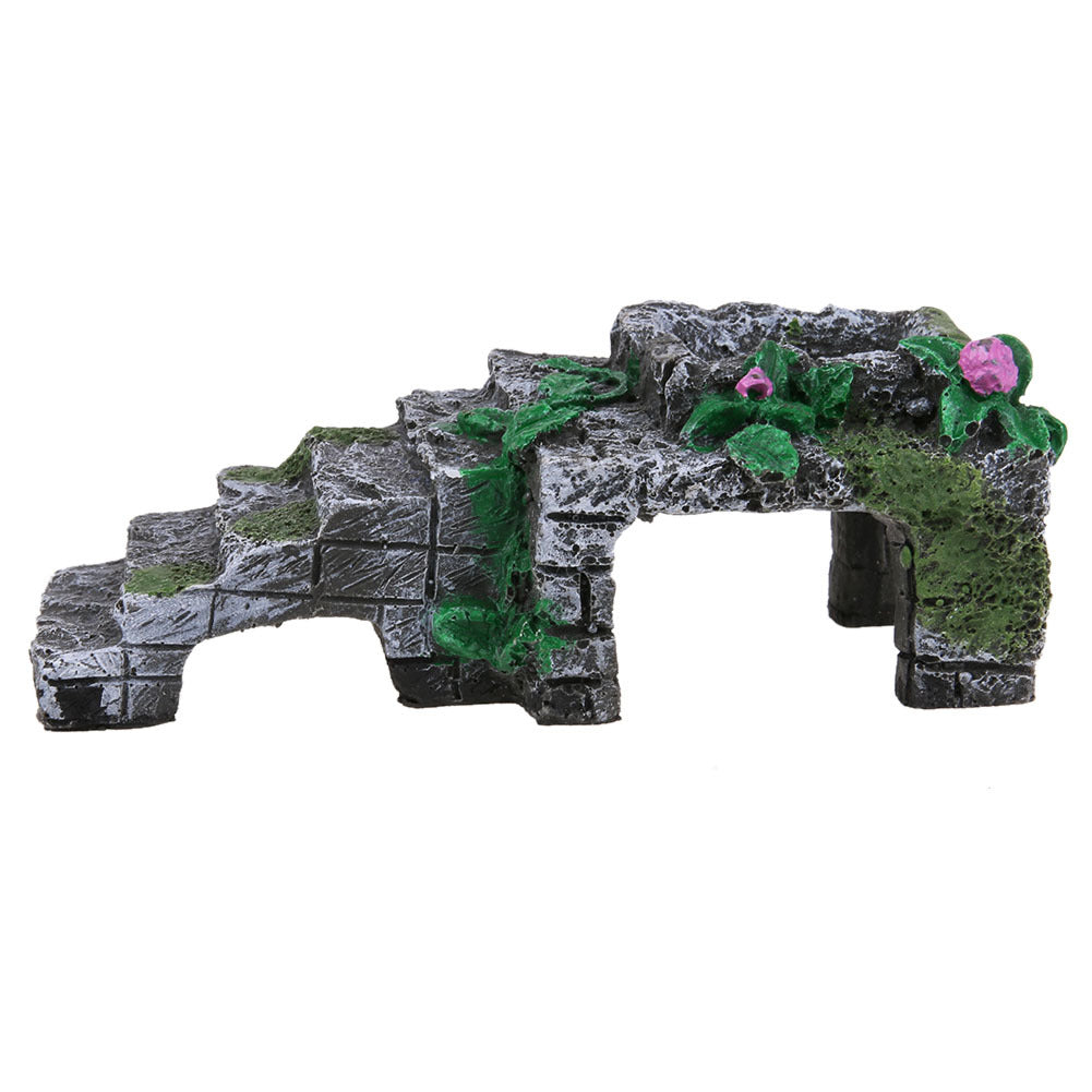 Mossy Rock Bridge Climbing Platform & Feeding Station