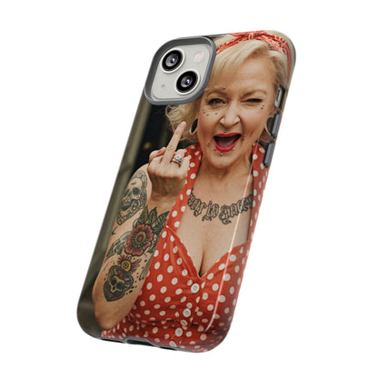 Rebellious Tattooed Betty White Tough Phone Case