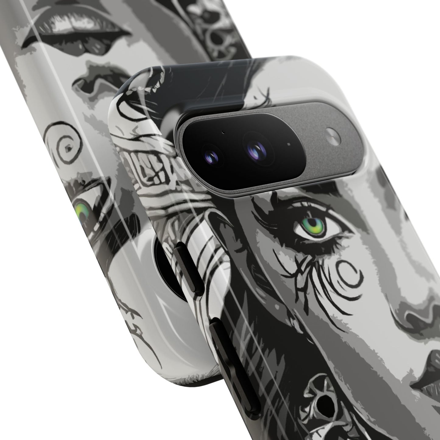 Green Eyed Devilish Beauty Tough Phone Case