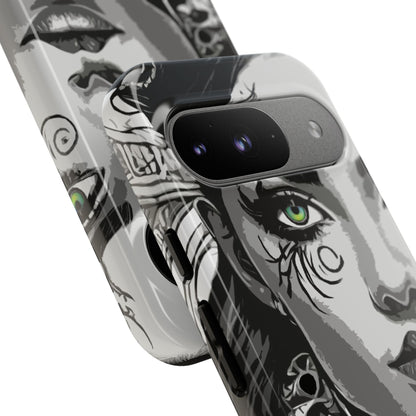 Green Eyed Devilish Beauty Tough Phone Case