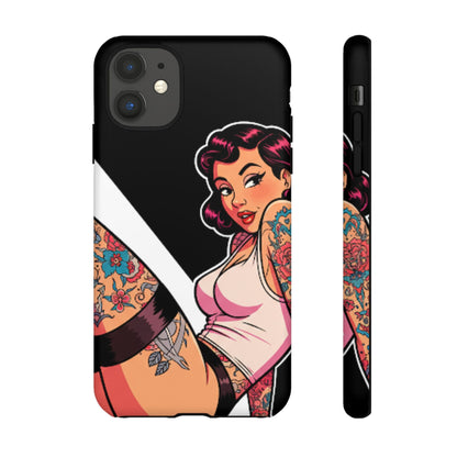 Vintage Tattoo Beauty Tough Phone Case