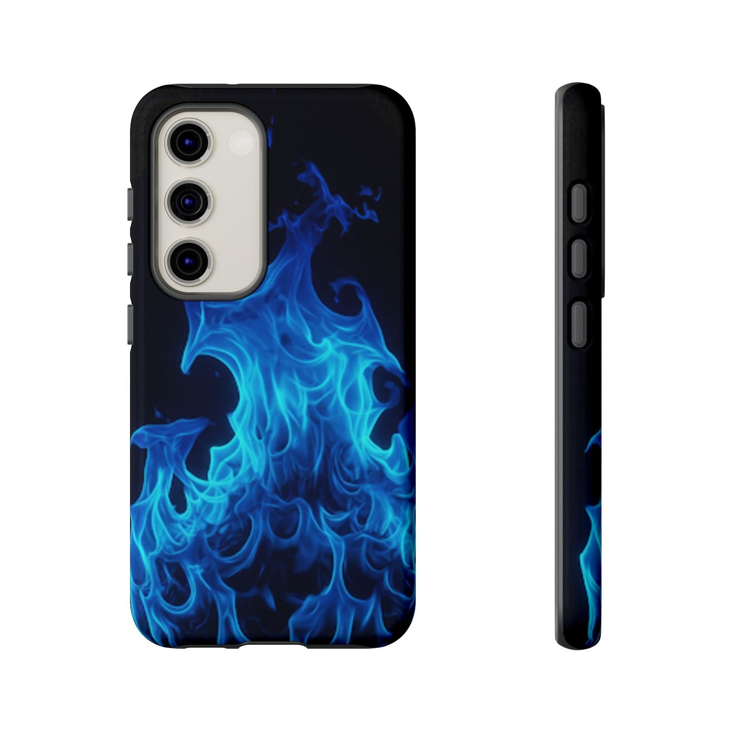 Blue Flames Tough  Phone Case
