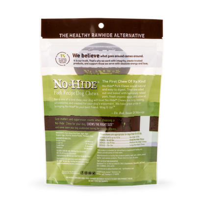 Earth Animal No Hide Small Pork Dog Rolls (2pk) (2.4oz)