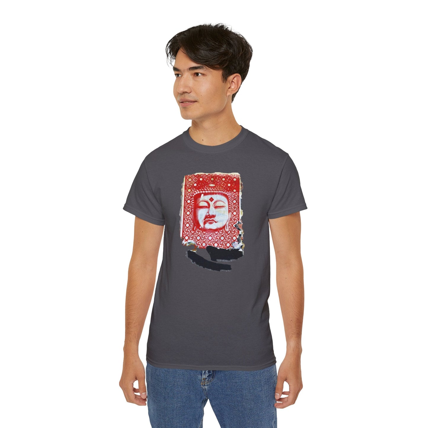 Fine Art Buddha Tablet Print Unisex Ultra Cotton Tee