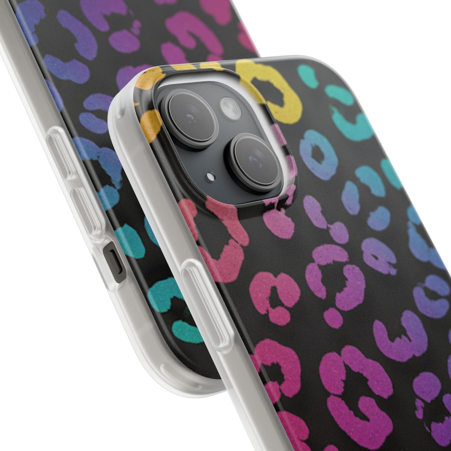 Vibrant Leopard Print Flexi Phone Case