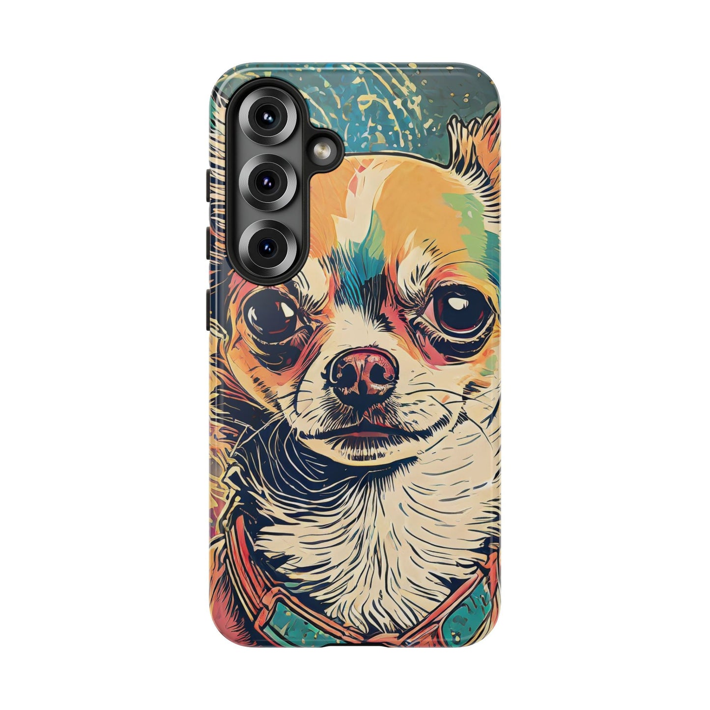Abstract Chihuahua Tough Phone Cases