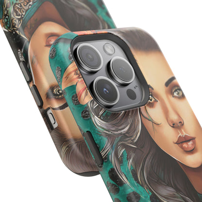 Vibrant Beauty Magnetic Tough Phone Case