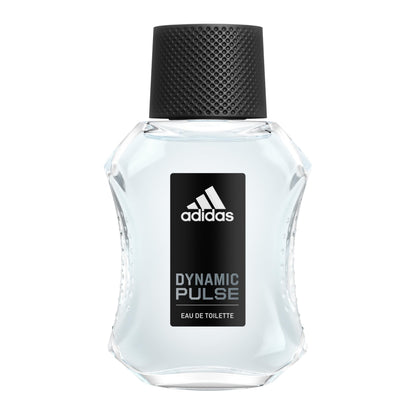 adidas Dynamic Pulse Eau de Toilette 1.7 fl oz (Pack of 1) Notes of Mint Apple and Wood Mens Fragrance Long Lasting Sporty Fragrance Travel Size
