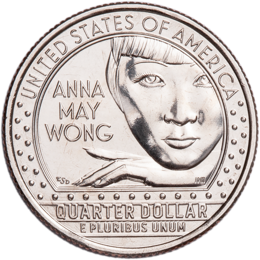 2022-P Anna May Wong U.S. Women Quarter MS60
