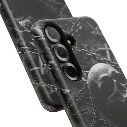 Gothic Skull Tough Phone Case