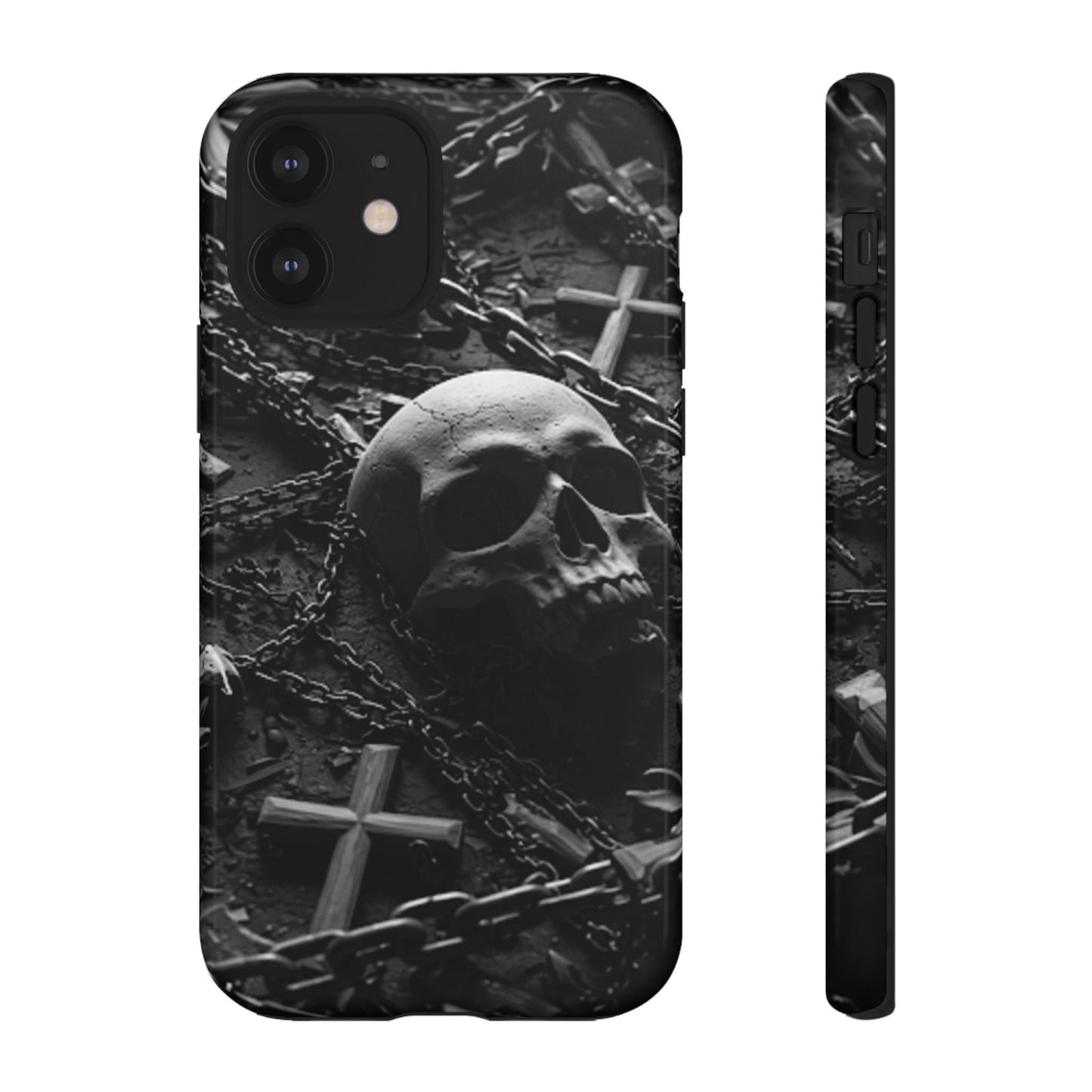 Gothic Skull Tough Phone Case