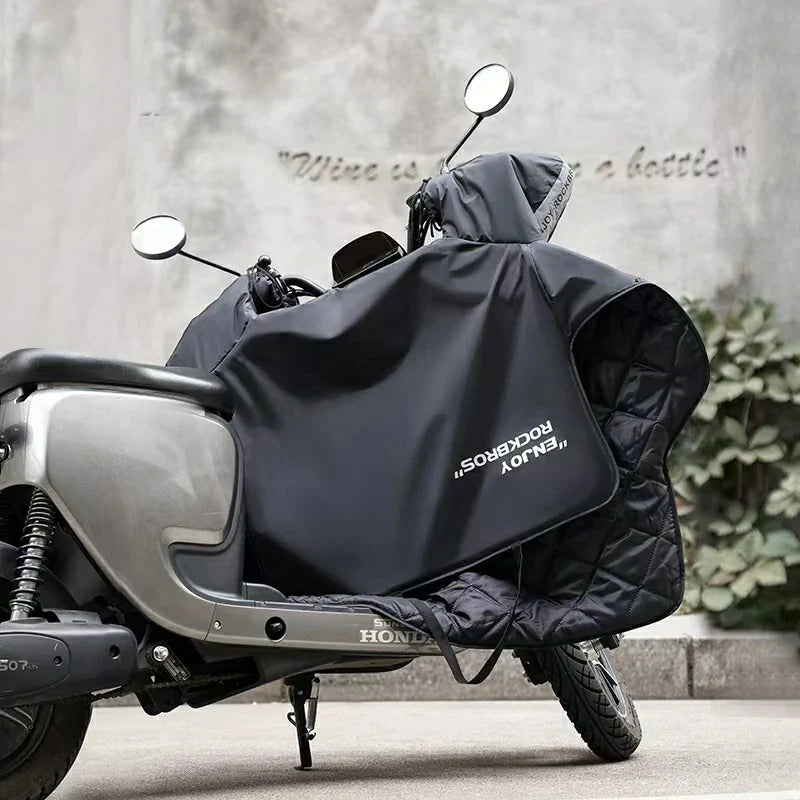 ROCKBROS Winter Electric Scooter Handlebar Muff Windproof Waterproof Leg Cover