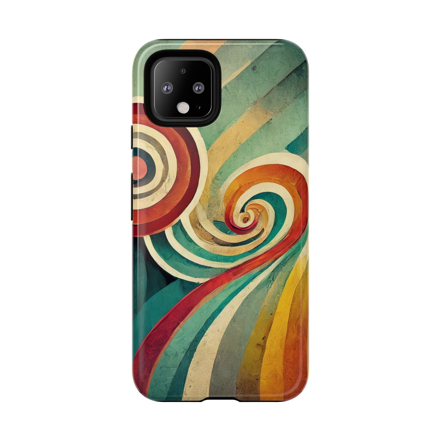 Colorful Swirl Tough Phone Case