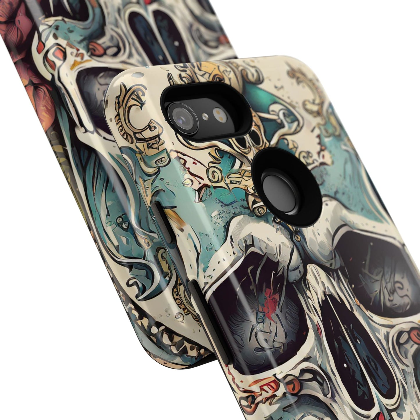 Abstract Skull Tough Phone Case