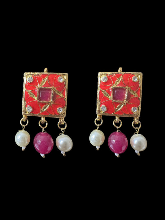 Kundan meena studs ( READY TO SHIP )