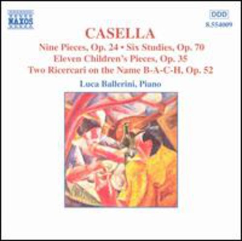 Casella - Nine Pieces Op 24 / Six Studies Op 70 - Music CD