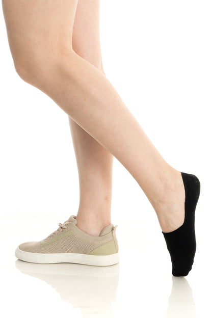 Women's Bamboo No Show Invisible Socks 6-Pack - 612