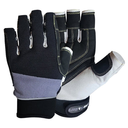 True Sailors Sailing Gloves Kayaking Yachting Dinghy Rope Fishing Tool Short Finger Glove