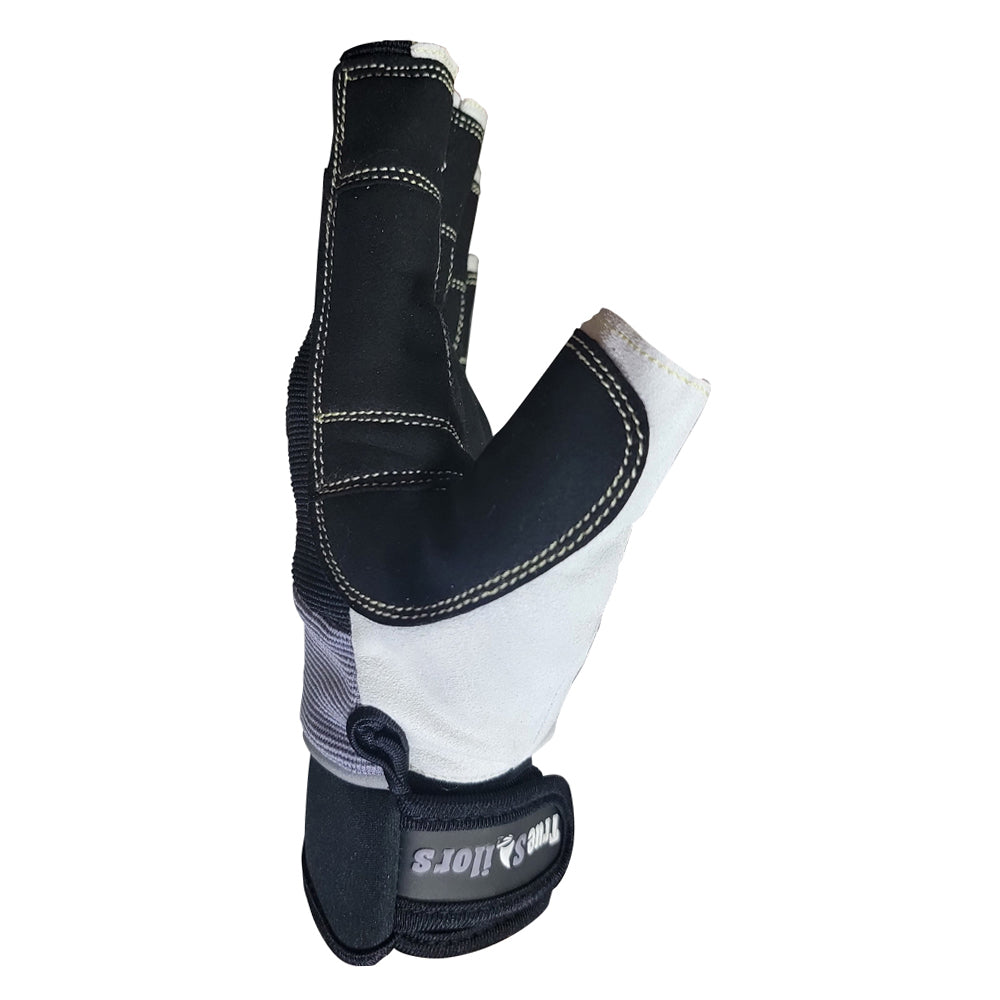 True Sailors Sailing Gloves Kayaking Yachting Dinghy Rope Fishing Tool Short Finger Glove