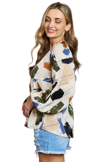 Wishful Thinking Multicolored Printed Blouse