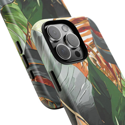 Tropical Leaf Tough Phone Case