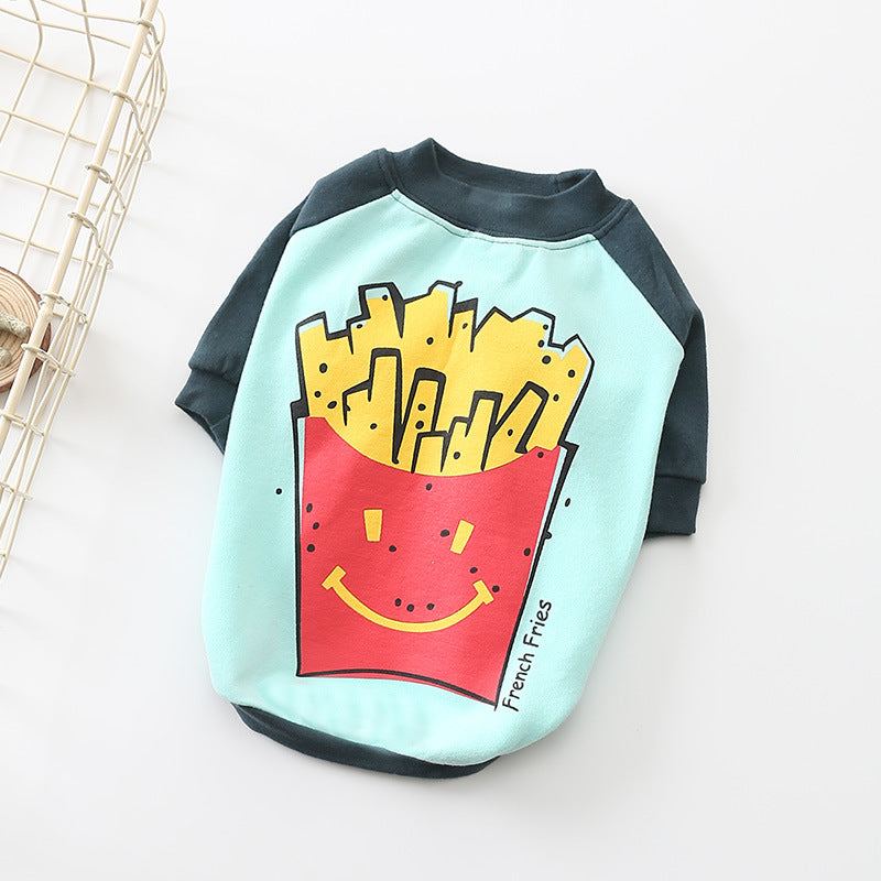 Dog Shirt Soft Cotton Fries