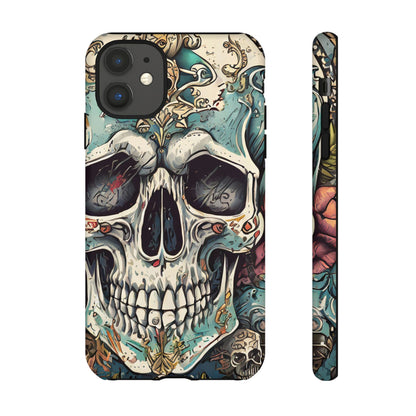 Abstract Skull Tough Phone Case