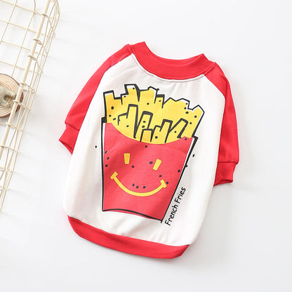 Dog Shirt Soft Cotton Fries