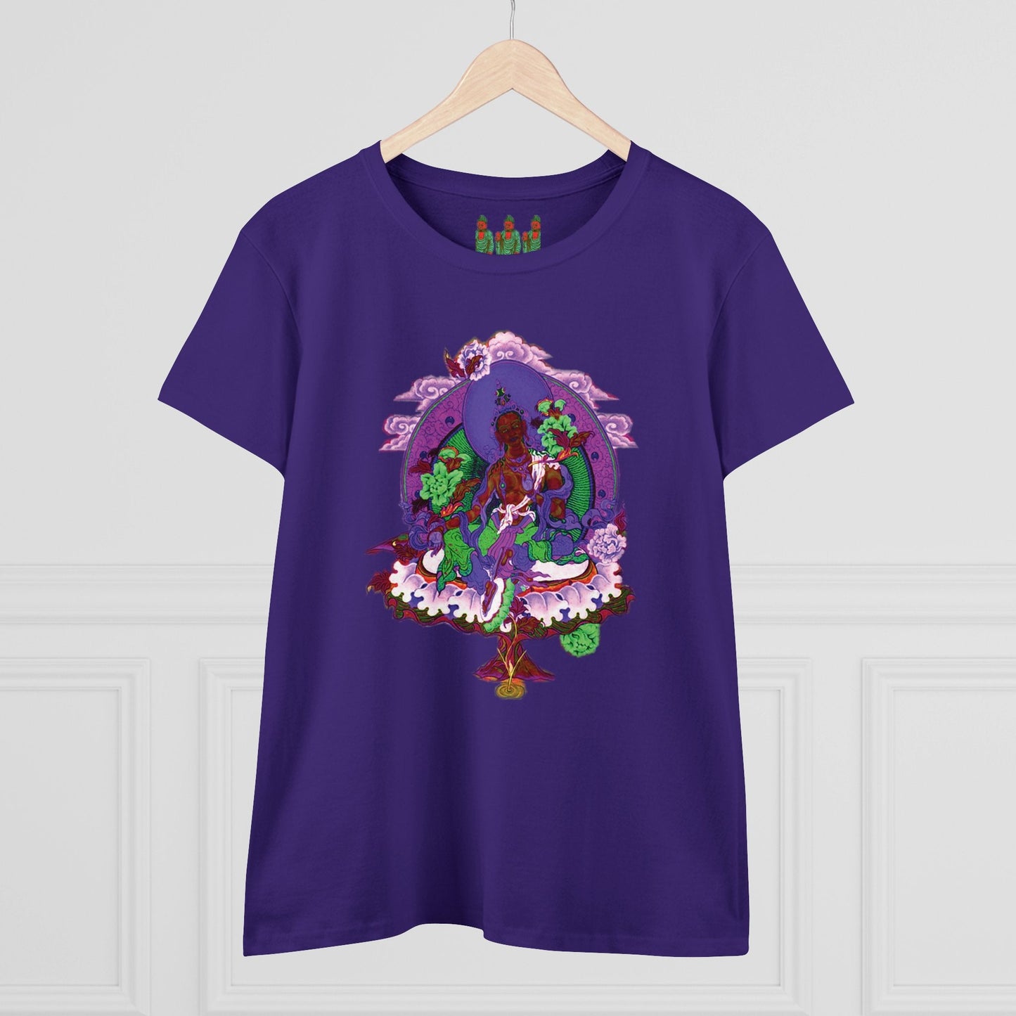 Buddha Pastel Sketch Women's Cotton Tee