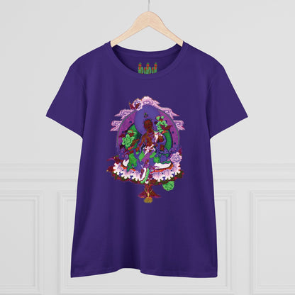 Buddha Pastel Sketch Women's Cotton Tee