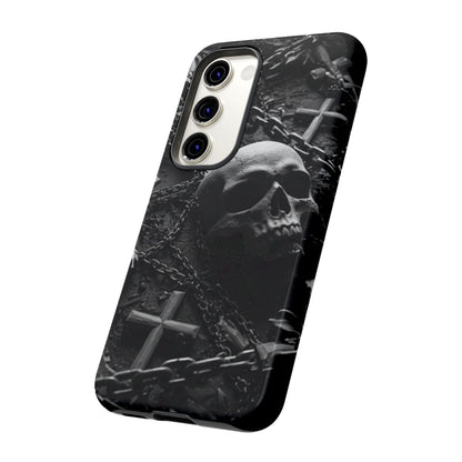 Gothic Skull Tough Phone Case