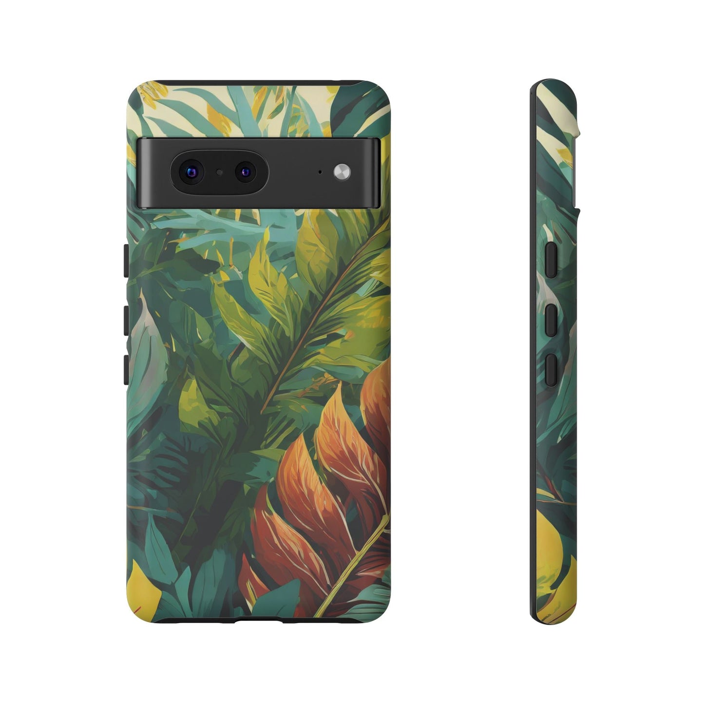 Tropical Leaf Tough Phone Case