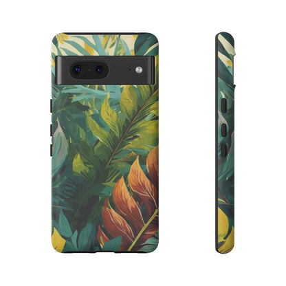 Tropical Leaf Tough Phone Case