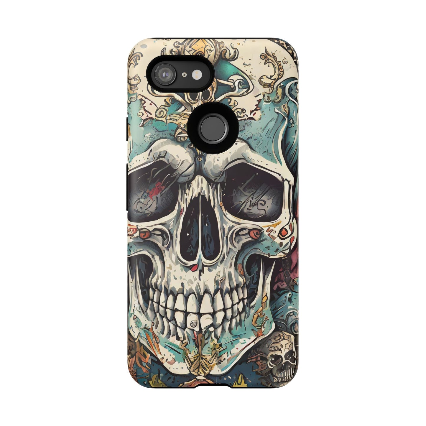 Abstract Skull Tough Phone Case