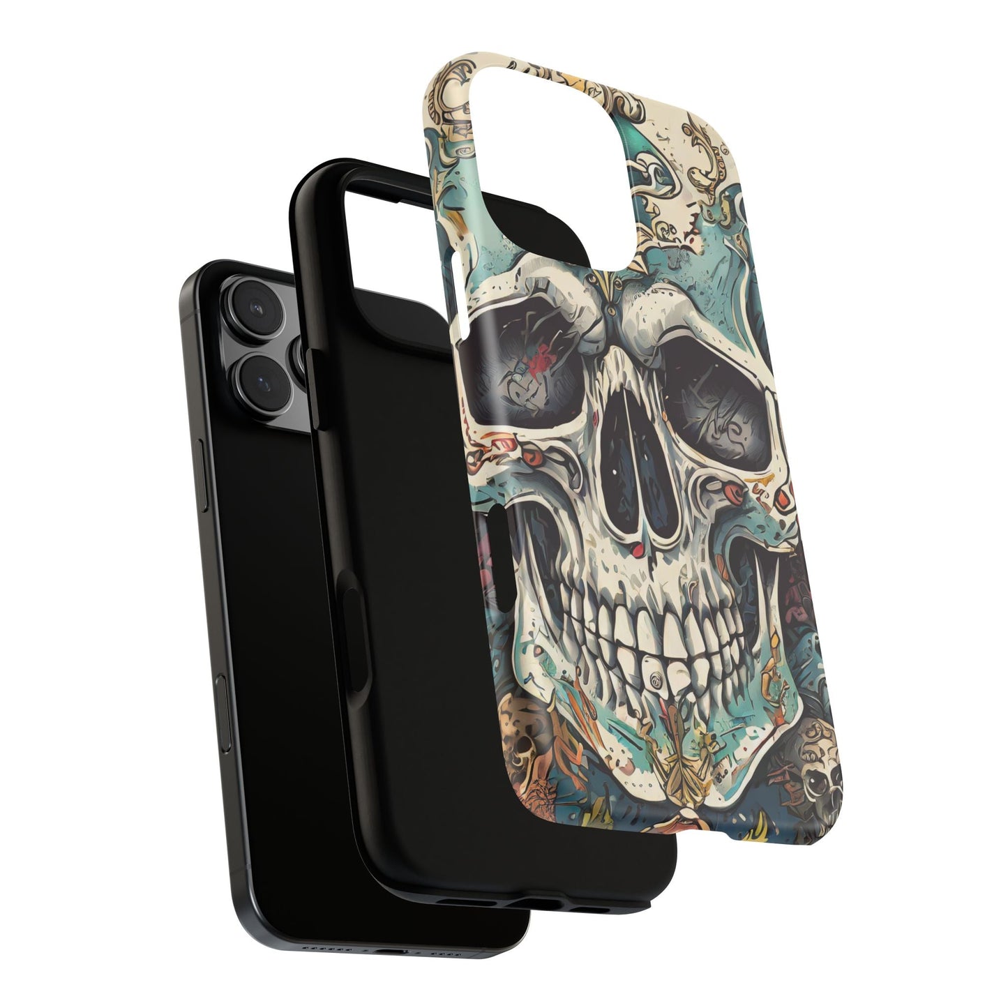 Abstract Skull Tough Phone Case