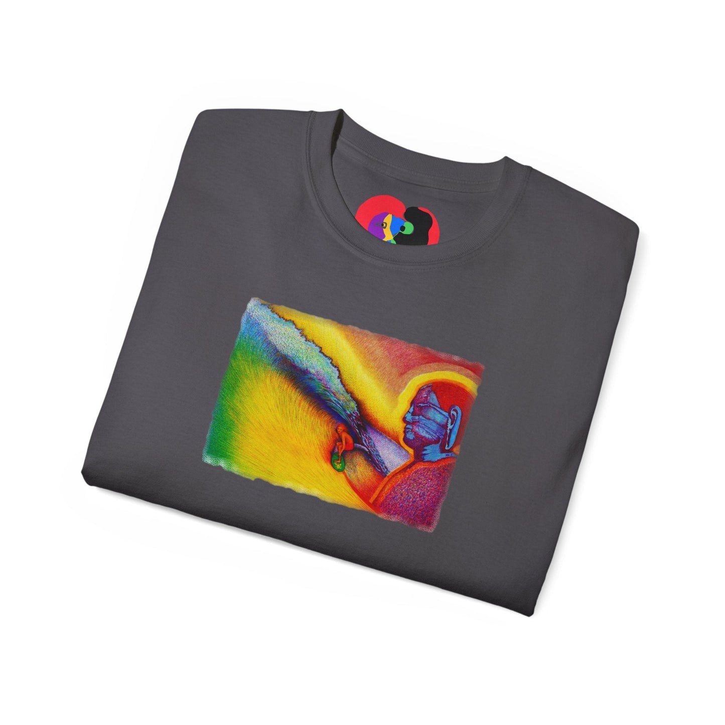 Surf is My Buddha Tablet Print Unisex Ultra Cotton Tee