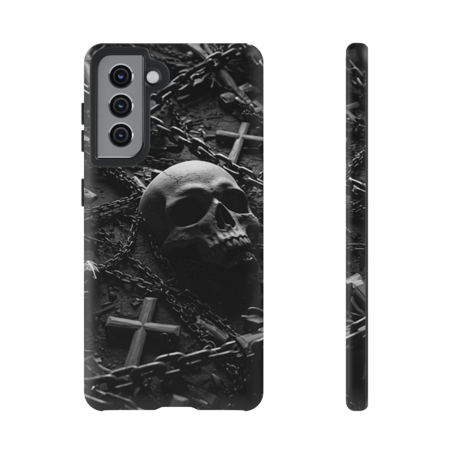 Gothic Skull Tough Phone Case