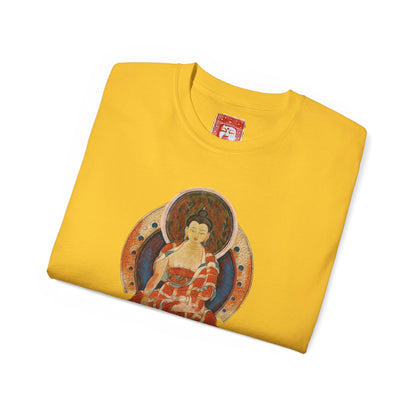 Fine Art Buddha Oil Paint Print Unisex Ultra Cotton Tee
