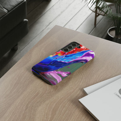Vibrant Color Splash Tough Phone Case