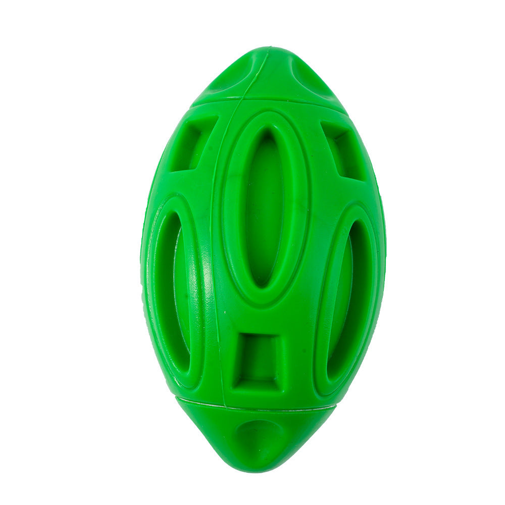 Rugby Sounding Dog Ball Toy