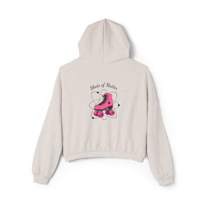 Women’s Cropped Monotone Skate Like Nobody's Watching Sweatshirt