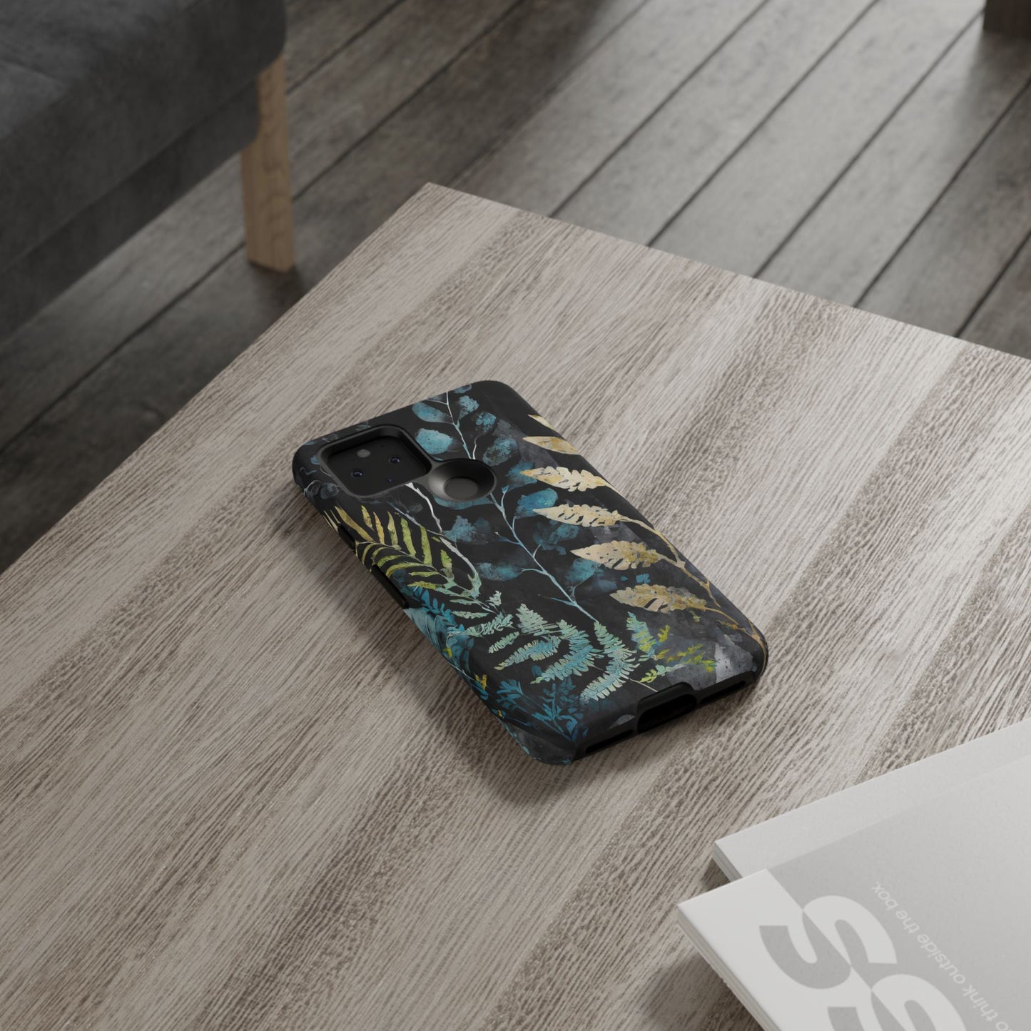 Dark Floral Tough Phone Case