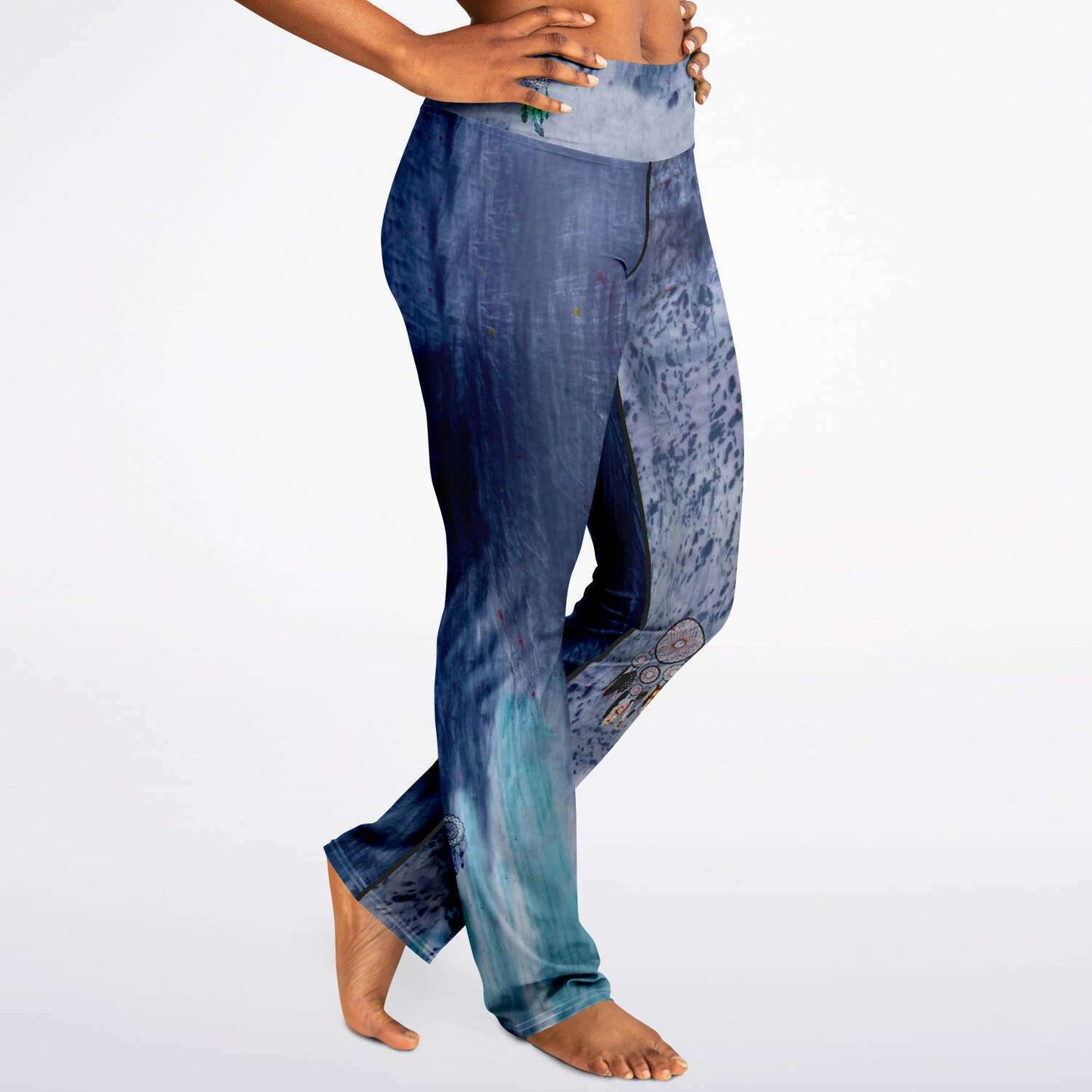 Feather Dream Catcher Flare Leggings