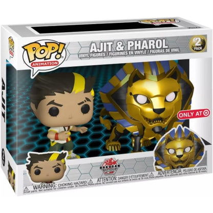 Bakugan Ajit & Pharol Funko Pop! Vinyl Figure 2-Pack Special Edition