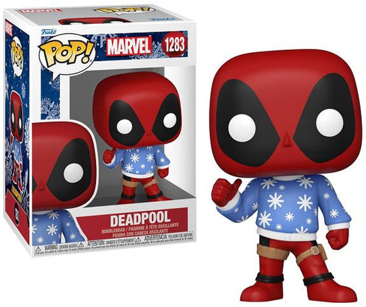 Deadpool Funko Pop! Marvel Holiday Bobblehead