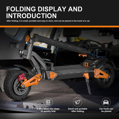 High-speed, Long-range Electric Folding Scooter In US Warehouse