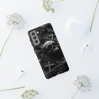 Gothic Skull Tough Phone Case